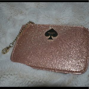 Kate Spade Rose Gold Zip Wallet